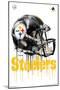 NFL Pittsburgh Steelers - Drip Helmet 20-Trends International-Mounted Poster