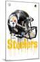 NFL Pittsburgh Steelers - Drip Helmet 20-Trends International-Mounted Poster