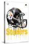 NFL Pittsburgh Steelers - Drip Helmet 20-Trends International-Stretched Canvas