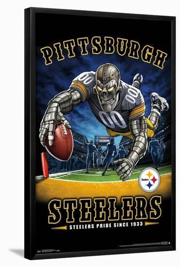 NFL Pittsburgh Steelers - End Zone 17-Trends International-Framed Poster