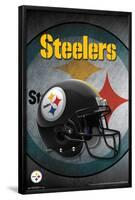 NFL Pittsburgh Steelers - Helmet 16-Trends International-Framed Poster