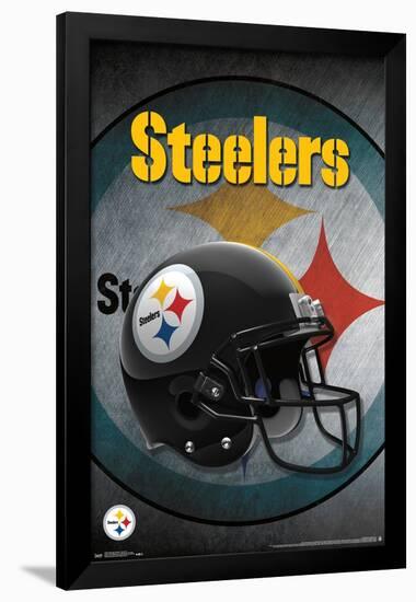 NFL Pittsburgh Steelers - Helmet 16-Trends International-Framed Poster