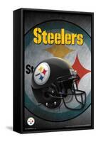 NFL Pittsburgh Steelers - Helmet 16-Trends International-Framed Stretched Canvas