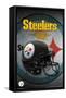 NFL Pittsburgh Steelers - Helmet 16-Trends International-Framed Stretched Canvas