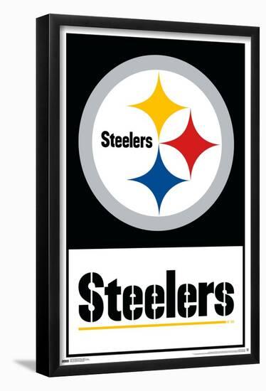 NFL Pittsburgh Steelers - Logo 21-Trends International-Framed Poster