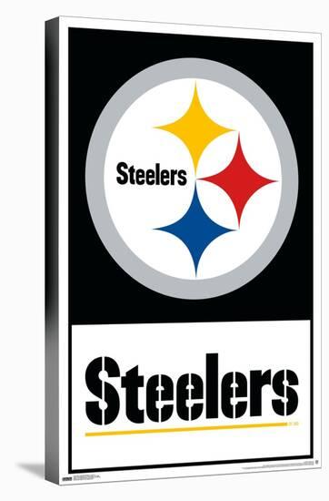 NFL Pittsburgh Steelers - Logo 21-Trends International-Stretched Canvas