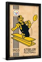 NFL Pittsburgh Steelers - Retro Logo 14-Trends International-Framed Poster