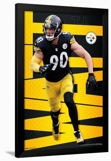 NFL Pittsburgh Steelers - T.J. Watt 21-Trends International-Framed Poster