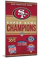 NFL San Francisco 49ers - Champions 23-Trends International-Mounted Poster