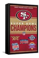 NFL San Francisco 49ers - Champions 23-Trends International-Framed Stretched Canvas