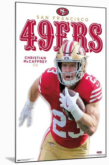 NFL San Francisco 49ers - Christian McCaffrey Feature Series 24-Trends International-Mounted Poster