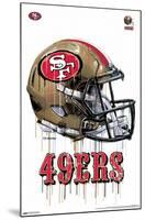 NFL San Francisco 49ers - Drip Helmet 20-Trends International-Mounted Poster