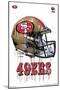 NFL San Francisco 49ers - Drip Helmet 20-Trends International-Mounted Poster