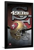 NFL San Francisco 49ers - Helmet 15-Trends International-Framed Poster