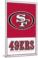 NFL San Francisco 49ers - Logo 21-Trends International-Mounted Poster