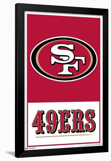 NFL San Francisco 49ers - Logo 21-Trends International-Framed Poster