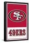 NFL San Francisco 49ers - Logo 21-Trends International-Framed Poster