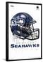 NFL Seattle Seahawks - Drip Helmet 20-Trends International-Framed Poster