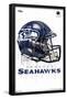 NFL Seattle Seahawks - Drip Helmet 20-Trends International-Framed Poster