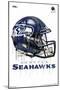 NFL Seattle Seahawks - Drip Helmet 20-Trends International-Mounted Poster