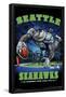 NFL Seattle Seahawks - End Zone 17-Trends International-Framed Poster