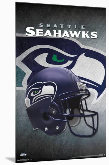 NFL Seattle Seahawks - Helmet 16-Trends International-Mounted Poster
