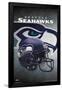 NFL Seattle Seahawks - Helmet 16-Trends International-Framed Poster