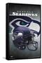 NFL Seattle Seahawks - Helmet 16-Trends International-Framed Stretched Canvas