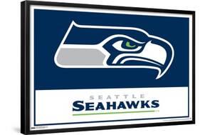 NFL Seattle Seahawks - Logo 21-Trends International-Framed Poster