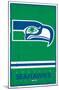 NFL Seattle Seahawks - Retro Logo 15-Trends International-Mounted Poster