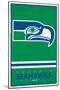 NFL Seattle Seahawks - Retro Logo 15-Trends International-Mounted Poster