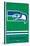 NFL Seattle Seahawks - Retro Logo 15-Trends International-Stretched Canvas