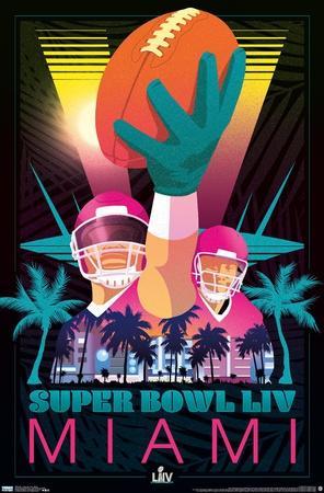 NFL - Super Bowl LIV - Miami 20' Prints | AllPosters.com