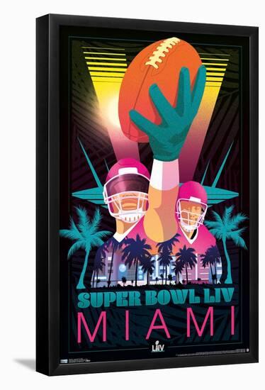 NFL - Super Bowl LIV - Miami 20-null-Framed Poster
