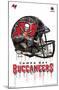 NFL Tampa Bay Buccaneers - Drip Helmet 20-Trends International-Mounted Poster