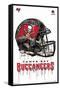 NFL Tampa Bay Buccaneers - Drip Helmet 20-Trends International-Framed Stretched Canvas