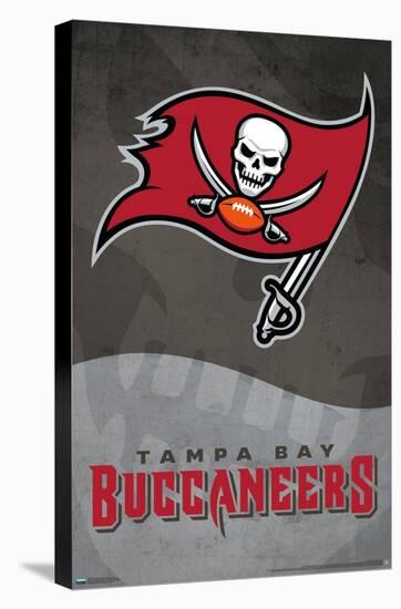 NFL Tampa Bay Buccaneers - Logo 20-Trends International-Stretched Canvas