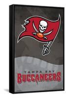 NFL Tampa Bay Buccaneers - Logo 20-Trends International-Framed Stretched Canvas