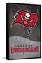 NFL Tampa Bay Buccaneers - Logo 20-Trends International-Framed Stretched Canvas