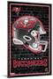 NFL Tampa Bay Buccaneers - Neon Helmet 23-Trends International-Mounted Poster