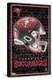 NFL Tampa Bay Buccaneers - Neon Helmet 23-Trends International-Stretched Canvas