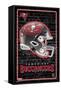 NFL Tampa Bay Buccaneers - Neon Helmet 23-Trends International-Framed Stretched Canvas