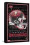 NFL Tampa Bay Buccaneers - Neon Helmet 23-Trends International-Framed Stretched Canvas