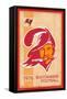 NFL Tampa Bay Buccaneers - Retro Logo 14-Trends International-Framed Stretched Canvas