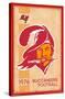 NFL Tampa Bay Buccaneers - Retro Logo 14-Trends International-Stretched Canvas