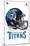 NFL Tennessee Titans - Drip Helmet 20-null-Mounted Standard Poster