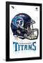 NFL Tennessee Titans - Drip Helmet 20-null-Framed Standard Poster