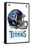 NFL Tennessee Titans - Drip Helmet 20-Trends International-Framed Stretched Canvas