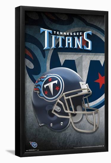 NFL Tennessee Titans - Helmet 18-Trends International-Framed Poster