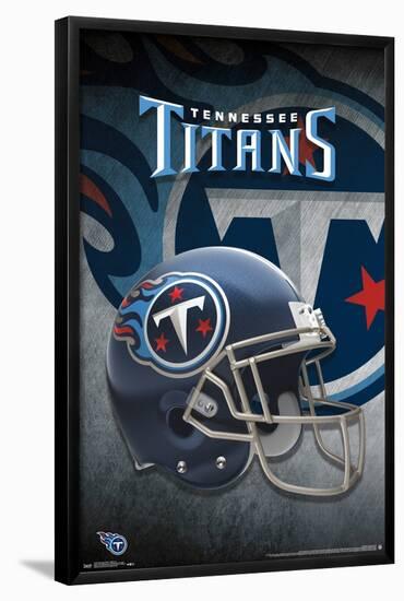 NFL Tennessee Titans - Helmet 18-Trends International-Framed Poster